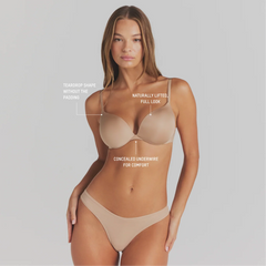 SKIMS ULTIMATE T-SHIRT BRA | CLAY
