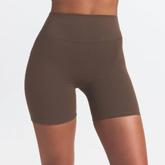 NikeSKIMS MATTE 5" BIKER SHORT | DARK SEPIA