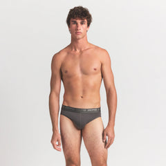 SKIMS STRETCH MENS BRIEF 3-PACK | GUNMETAL MULTI