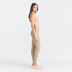 FAUX LEATHER LEGGING | LATTE