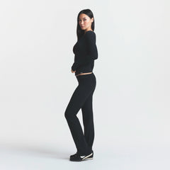 ESSENTIAL KNIT FOLDOVER PANT | ONYX