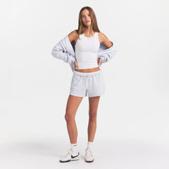 COTTON FLEECE SHORT | LIGHT HEATHER GREY