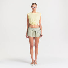 NikeSKIMS STRETCH NYLON SKORT | TALC
