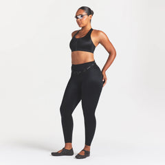NikeSKIMS SATIN SHINE PANELED 26” LEGGING | OBSIDIAN