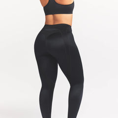 NikeSKIMS SATIN SHINE PANELED 26” LEGGING | OBSIDIAN