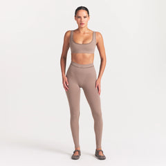 NikeSKIMS RIBBED SEAMLESS MICRO SCOOP BRA | DRIFTWOOD
