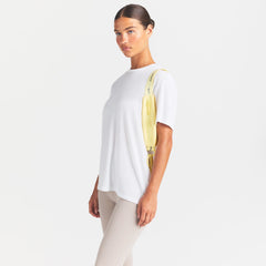 NikeSKIMS PERFORMANCE COTTON BLEND OVERSIZED SHORT SLEEVE TOP | SNOW