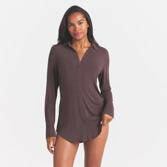 CLOUD SLEEP SHIRT DRESS | IRON
