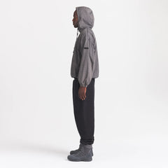WOVEN MENS ANORAK JACKET | ASH CHECK