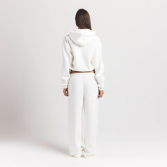 COTTON FLEECE HOODIE | MARBLE