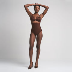 SKIMS BODY CORE SCULPT HIGH-WAISTED BRIEF | COCOA
