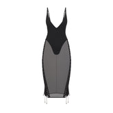 LUDOVIC DE SAINT SERNIN X SKIMS SKIMS BODY DRESS | ONYX