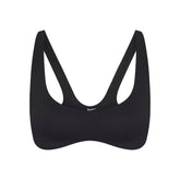 NikeSKIMS MATTE SHAPING SCOOP BRA | OBSIDIAN