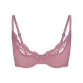 FITS EVERYBODY LACE UNLINED SCOOP BRA | MUTED MAUVE