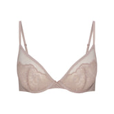 SKIMS LACE UNLINED DEMI BRA | FAWN