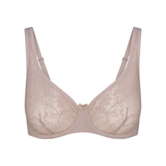 SKIMS LACE UNLINED MINIMIZER BRA | FAWN
