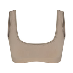 NikeSKIMS RIBBED SEAMLESS MICRO SCOOP BRA | DRIFTWOOD