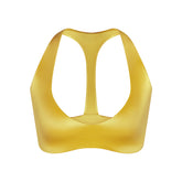 NikeSKIMS SATIN SHINE PLUNGE T-BACK BRA | CITRINE