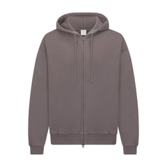 HEAVYWEIGHT FLEECE MENS ZIP UP HOODIE | STERLING