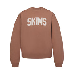 SWEATER KNIT LOGO PULLOVER | SIENNA EGRET