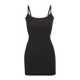 FITS EVERYBODY SLIP DRESS | ONYX