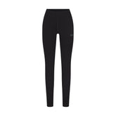COTTON FLEECE LEGGING WITH EMBOSSED LOGO | ONYX