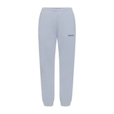 COTTON FLEECE JOGGER WITH EMBOSSED LOGO | FOG