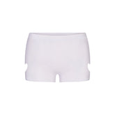 WORN IN JERSEY MICRO HEART SHORT | SNOW