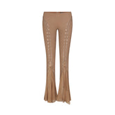 LUDOVIC DE SAINT SERNIN X SKIMS WAXED COTTON PANT | SIENNA