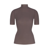 NikeSKIMS WEIGHTLESS LAYERS MOCK NECK SHORT SLEEVE T-SHIRT | BOULDER