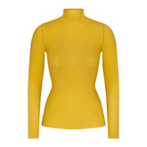 NikeSKIMS WEIGHTLESS LAYERS MOCK NECK LONG SLEEVE TOP | CITRINE