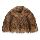 FAUX FUR STOLE | NEUTRAL ONYX MULTI