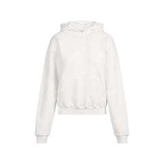 COTTON FLEECE HOODIE | MARBLE
