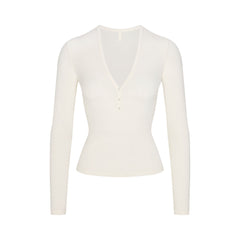 CLOUD SLEEP HENLEY | ECRU