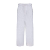 COTTON FLEECE STRAIGHT LEG PANT | LIGHT HEATHER GREY