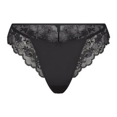 SKIMS LACE BIKINI | ONYX