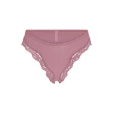 FITS EVERYBODY LACE TANGA | MUTED MAUVE
