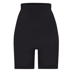 SEAMLESS SCULPT HIGH-WAISTED ABOVE THE KNEE SHORT | ONYX