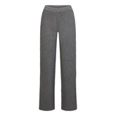 TEXTURED KNIT SHERPA PANT | DARK HEATHER GREY
