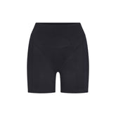 NikeSKIMS SATIN SHINE PANELED 5” BIKER SHORT | OBSIDIAN