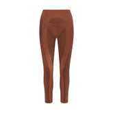NikeSKIMS SATIN SHINE PANELED 26” LEGGING | CAROB BROWN