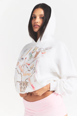 COTTON FLEECE HOODIE | SNOW IN MY BAG