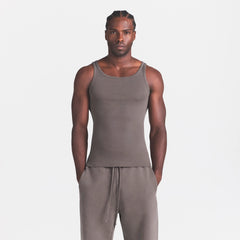 SKIMS COTTON MENS RIB TANK 3-PACK | CURRANT STERLING MULTI