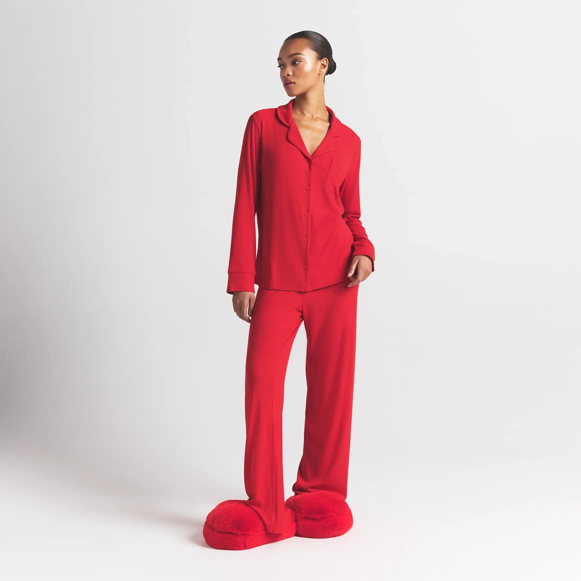 SOFT LOUNGE SLEEP SET | CHERRY