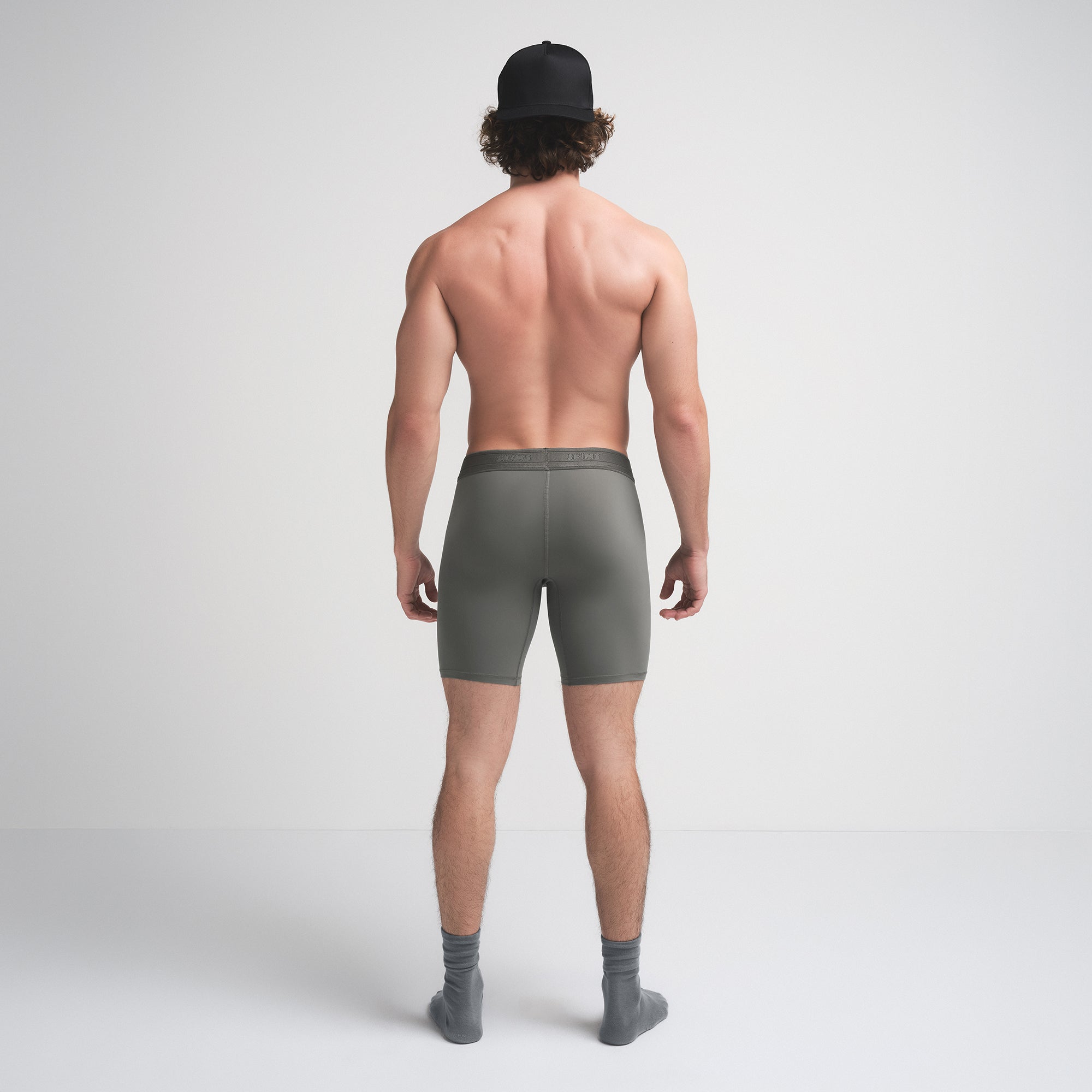 SPORT 7 INCH BOXER BRIEF | GUNMETAL
