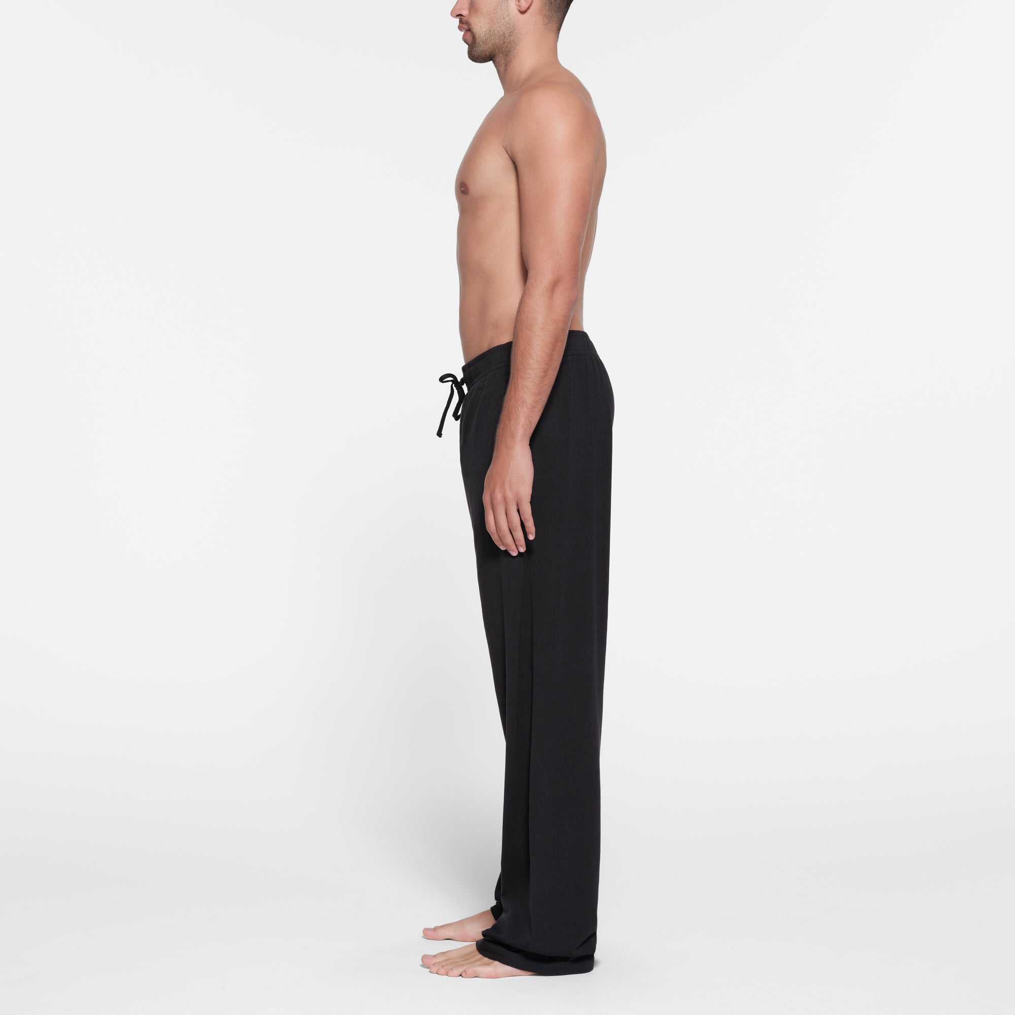 JERSEY LOUNGE MENS RELAXED STRAIGHT LEG PANT | OBSIDIAN
