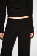WOOL CASHMERE PANT | ONYX