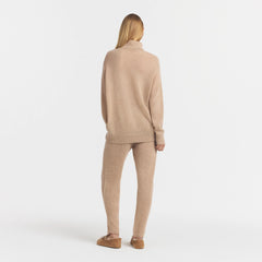 AIRY CASHMERE JOGGER | TOFFEE