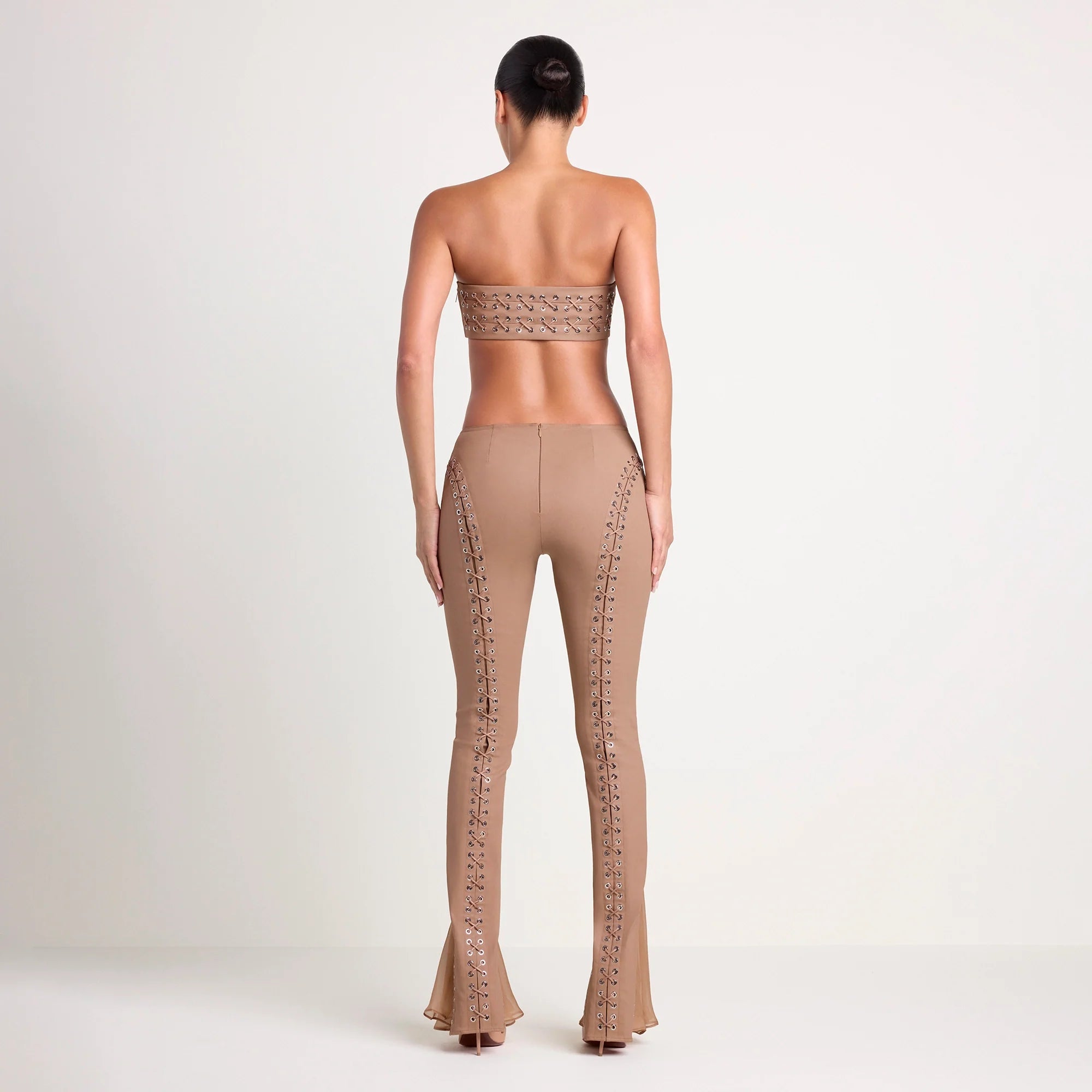 LUDOVIC DE SAINT SERNIN X SKIMS WAXED COTTON PANT | SIENNA