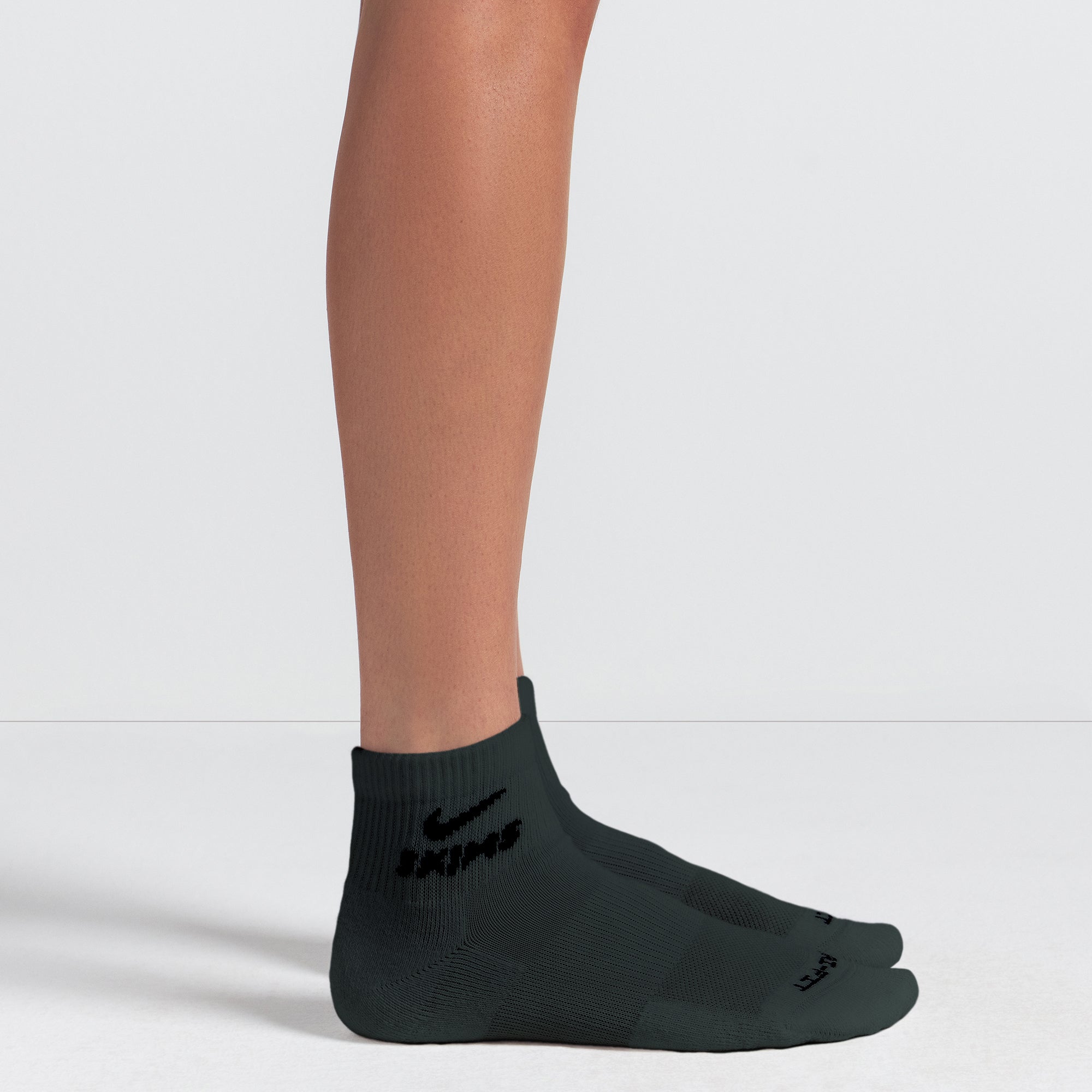 NikeSKIMS DRI FIT QUARTER CREW SOCK 3-PACK | DARK TEAL(OBSIDIAN)/OBSIDIAN(STONE)/STONE(SNOW)